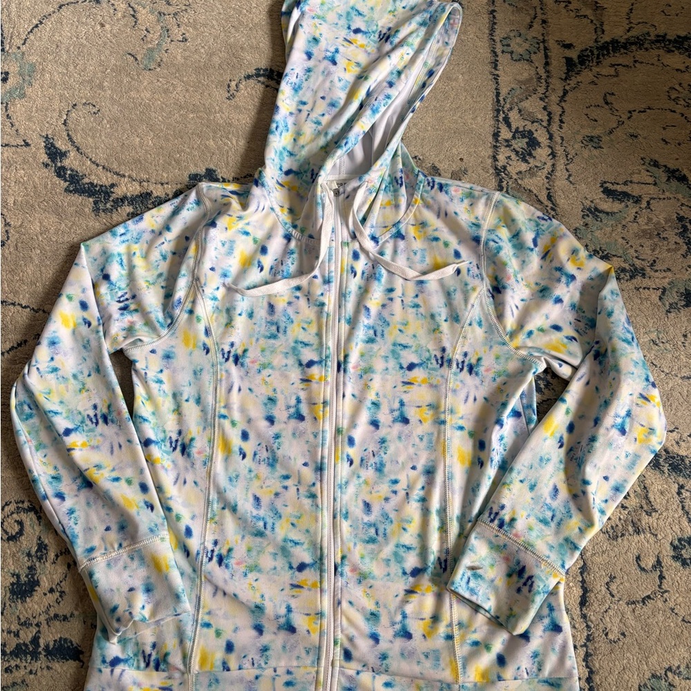 J. Crew Multicolor Zip-Up Hoodie